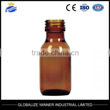 60ml Amber Glass Bottles for Syrup with Long neck pp 28mm