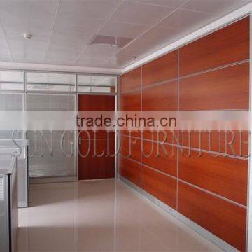 Modern Glass and Wood Used Office Room Dividers Partition(SZ-WS566)