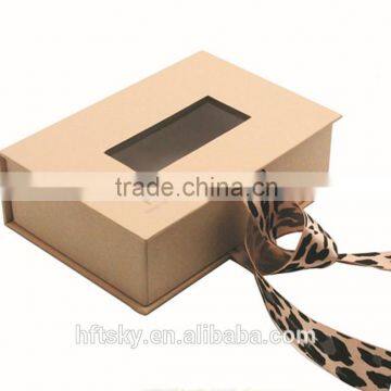 High Quality White Kraft Paper Gift Box With Clear Pvc Window Quality Choice