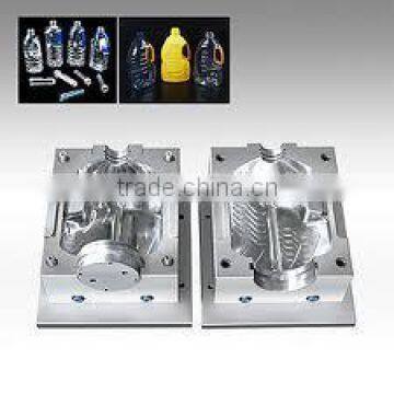 2 cavity semi automatic bottle blowing mould