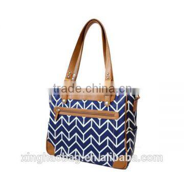 Fashionable Canvas and PU Camera Bag Women, Dslr Camera Bag Tote Bag photo-5