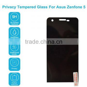 Tempered Glass Anti-Spy Peeping Privacy Screen Protector For Asus Zenfone 5