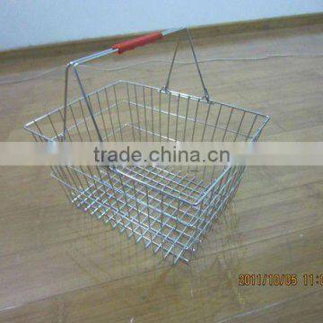 wire shoping basket with handle