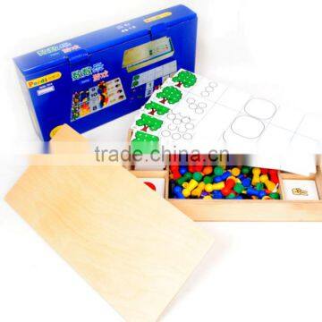 Cartoon Design Wooden Learning Puzzle Toy,Lovely Wooden Learn Count Number Toy,number Match Educational Game MDD-1014 photo-2