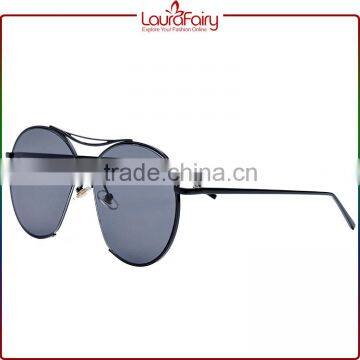 Laura Fairy Factory Provide Custom New Sale Black Metal Sunglasses With Ce Certification