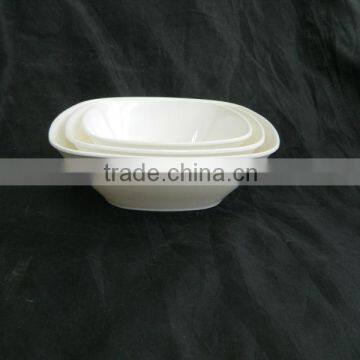 melamine bowl7" 8" 9" square bowl set