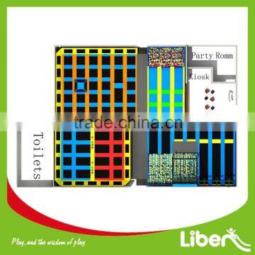 Made in China Foam Pit, Basketball and Dodgeball Included Indoor Commercial Trampoline Park photo-3