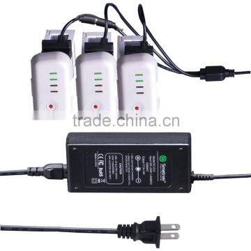 Smatree Charger for DJI Drone 3 Professional Battery Charger with 3-channel for DJI Phantom 3