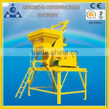 js750 twin shaft forced type concrete mixer