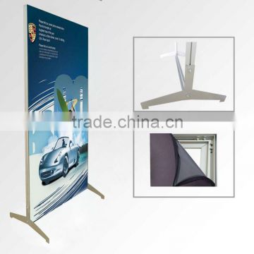 Floorstanding fabric tension system