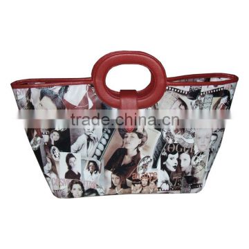 new design fashiona handbag microfiber for lady