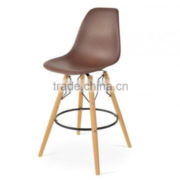 Cafe Recycled Plastic Bar Height Armless Chair,Brown DSW Stool,HYX-505