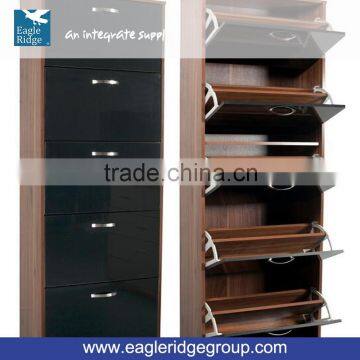 Four and Five Tier Shoe Racks Made in China