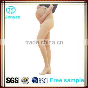 Comfortable skin color maternity pantyhose compression