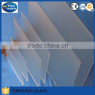 a variety of frosted tempered glass with CE & ISO certificate