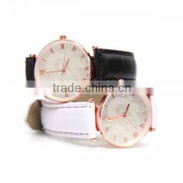 Fashion dragon and phoenix dial leather couples watches lover pair watch