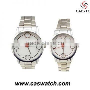 Alloy watch gift sets for wedding, western couple watch