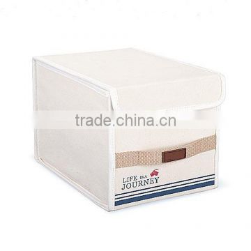 J246 hot sell wholesale high quality foldable storage box With a fabric cover