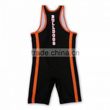 Promotional Custom Cheap Sublimation Wrestling Singlet