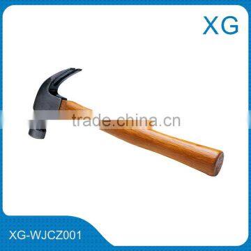 Wood Handle Claw Hammer Forged Carbon Steel Claw Hammer Nail Hammer