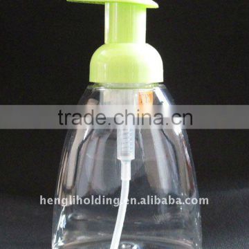 40mm foam pump,250ml cosmetic PET bottle