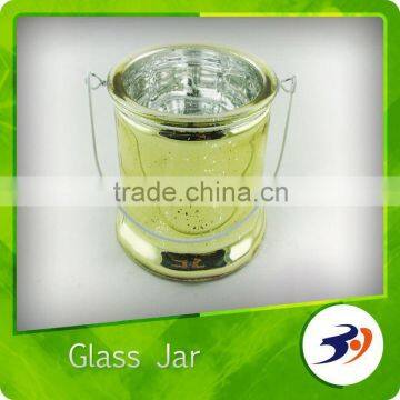 Wholesale Glass Jars Clear Round Glass Candle Holder