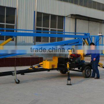 telescopic self-propelled articulating boom lifts platform