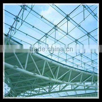 Point fixing curtain wall spider system