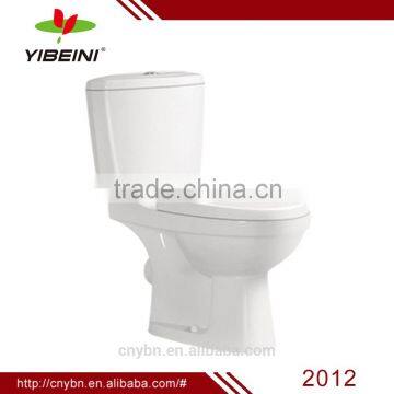 Sanitary ware ceramic washdown two piece toilet_ceramic toilet