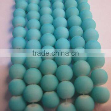 10mm round neon color beads in bulk,Glass Beads YZ052