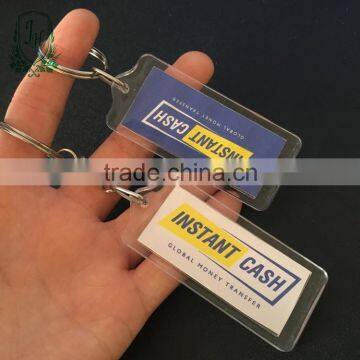 high quality wholesale custom low price acrylic keychain blank keychain