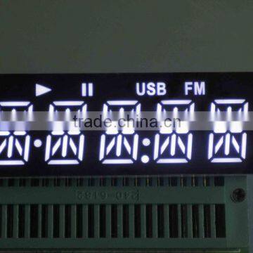 0.5 inch 5 digit 16 segment LED alphanumeric display