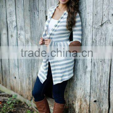 2015 Original Design One Piece Knit Sweater Pattern Women Cardigan