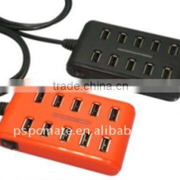 10 PORT USB 2.0 Hub