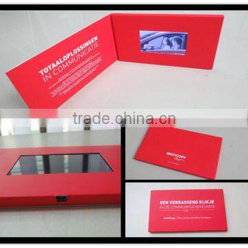 Experienced Workers Handmade Video Greeting Card With Customize Graphic
