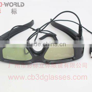 promotional top quality universal active shutter 3d glasses