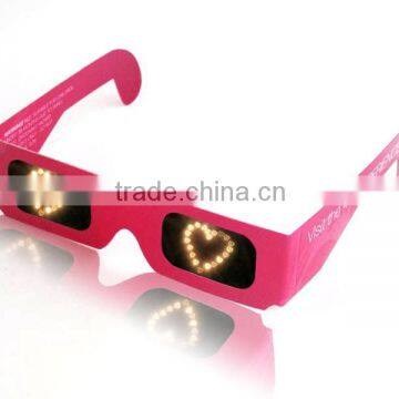 Idea gift for Valentine's Day, Love heart diffraction glasses to create a romantic night