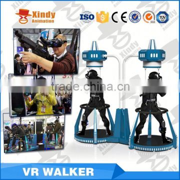 360 Degree interactive game oculus VR treadmill 9d cinema electrical motion platform                        
                                                                                Supplier's Choice