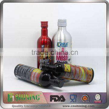 300ml Aluminum additive oil bottle Colorful Aluminum Fuel Additive Bottle Automobile Fuel Additive Bottles