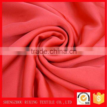 Wholesale stock chiffon technocal woven 100%polyester bright satin fabric