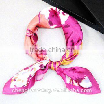  china supplier digital printing fashion100% silk hand painted silk scarf