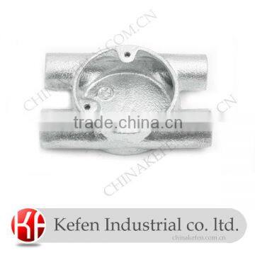 20mm four-way H box/electrical conduit box/ conduit fittings