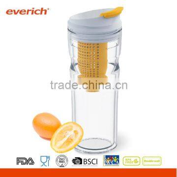 16oz Double Wall Tritan Tumbler With Flip Lip and Fruit Infuser photo-4