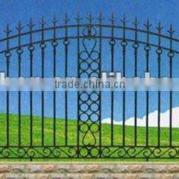 2012 Top-selling modern hand made iron fence ornaments