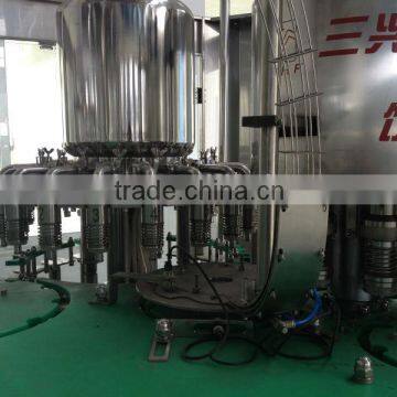 multi-function glass bottle juice filling machine for twist off metal cap