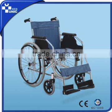 Height Adjustable Aluminum Alloy Manual Wheel Chair