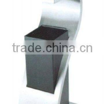 Dustbin/ indoor metal dustbin/lobby ash garbage bin/waste bin/garbage can/rubbish bin/trash can/hotel lobby garbage bin