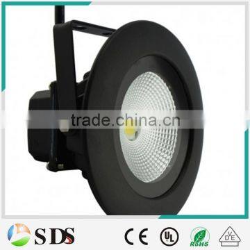 LED 10W IP65 Integrated Round Warm White Black outdoor led flood light