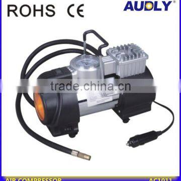 Metal auto silent DC12V silent air compressors tire guage inflator with led light                        
                                                Quality Choice