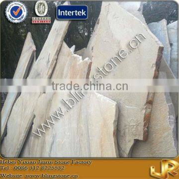 Hot Saled Natural Beige Stone Irregular Slate Paver
